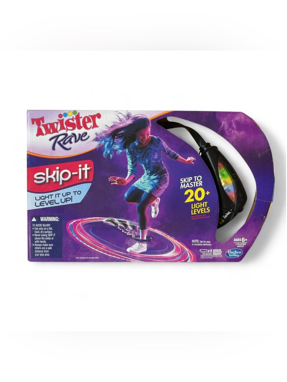 New In Box Twister Rave Skip It Light Up Toy Y2K 90s Nostalgia Hasbro Games